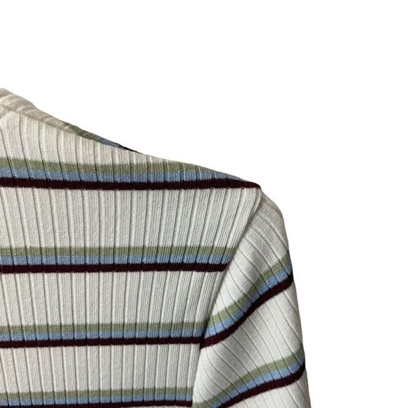 FREE PEOPLE Donna Striped Tee Size Small - Picture 4 of 9